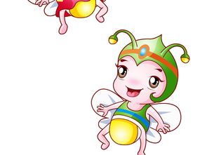 螢火兄妹卡通設計圖片素材與PSD模板下載指南